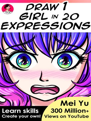 cover image of Draw 1 Girl in 20 Expressions